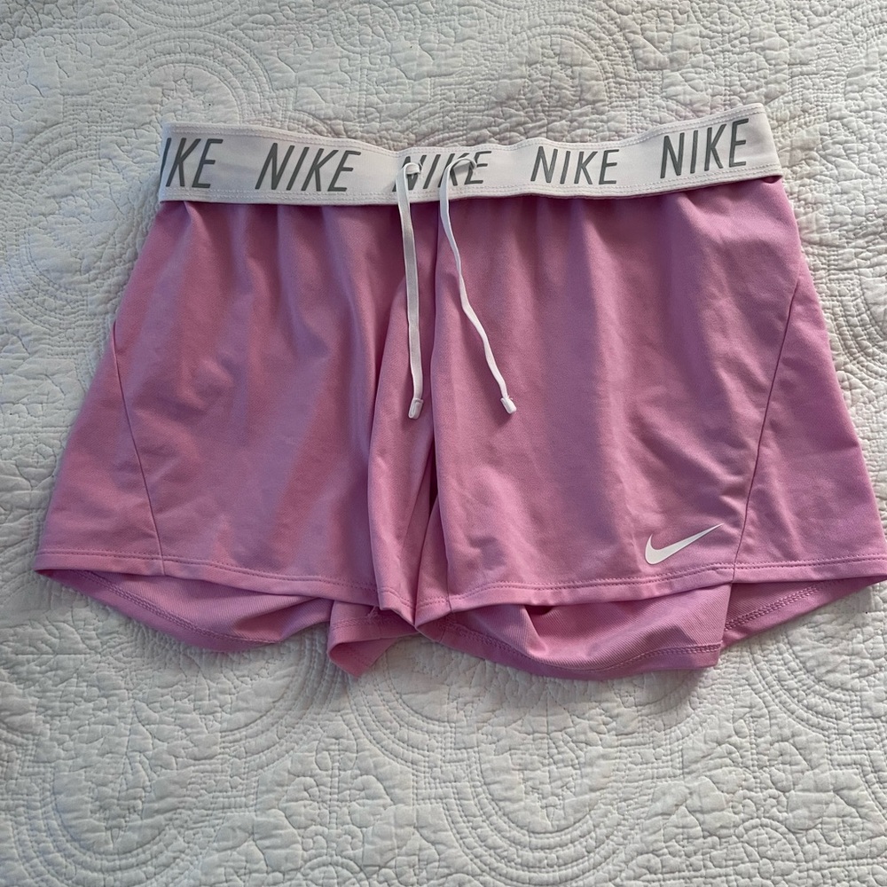 Nike Women's Athletic Shorts in Light Pink